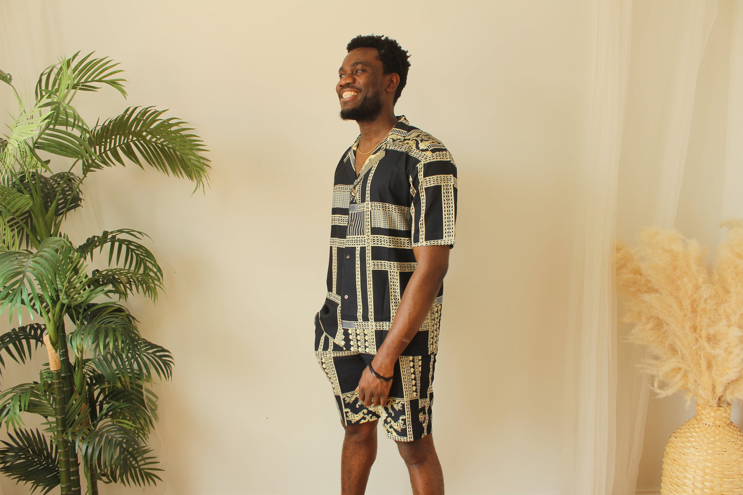 Gani Shirt and Shorts Men's Set