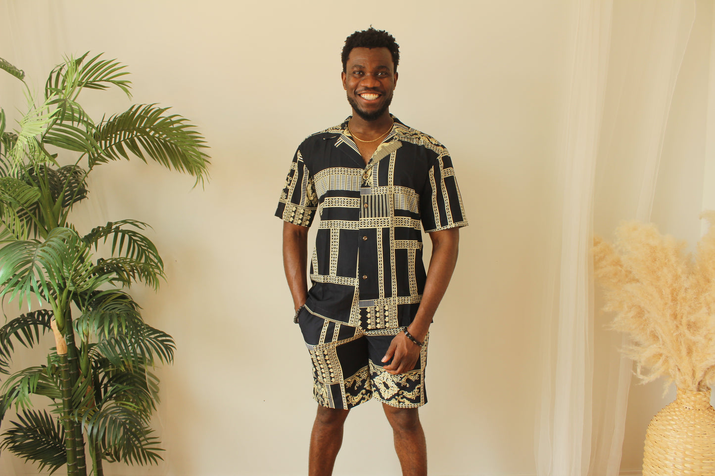 Gani Shirt and Shorts Men's Set