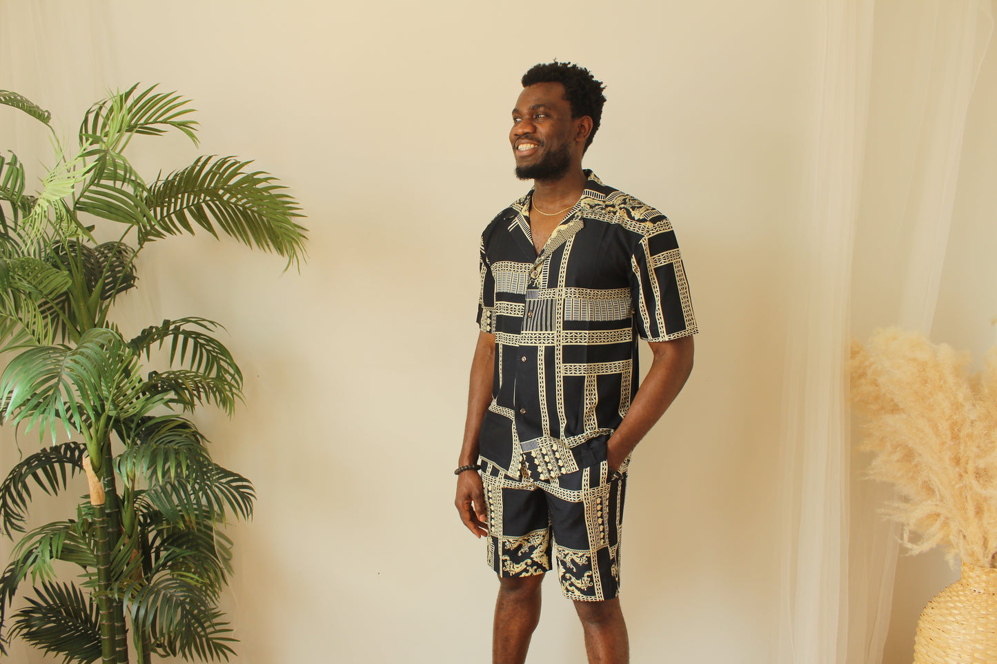 Gani Shirt and Shorts Men's Set