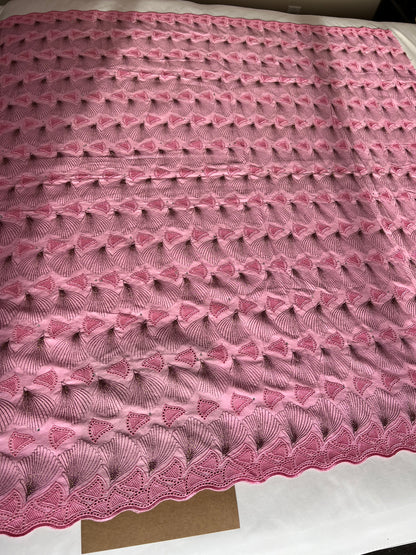 Pink Voile Lace