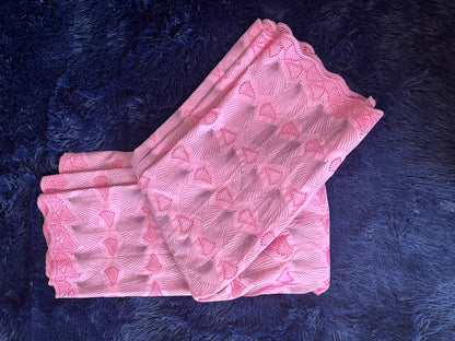 Pink Voile Lace