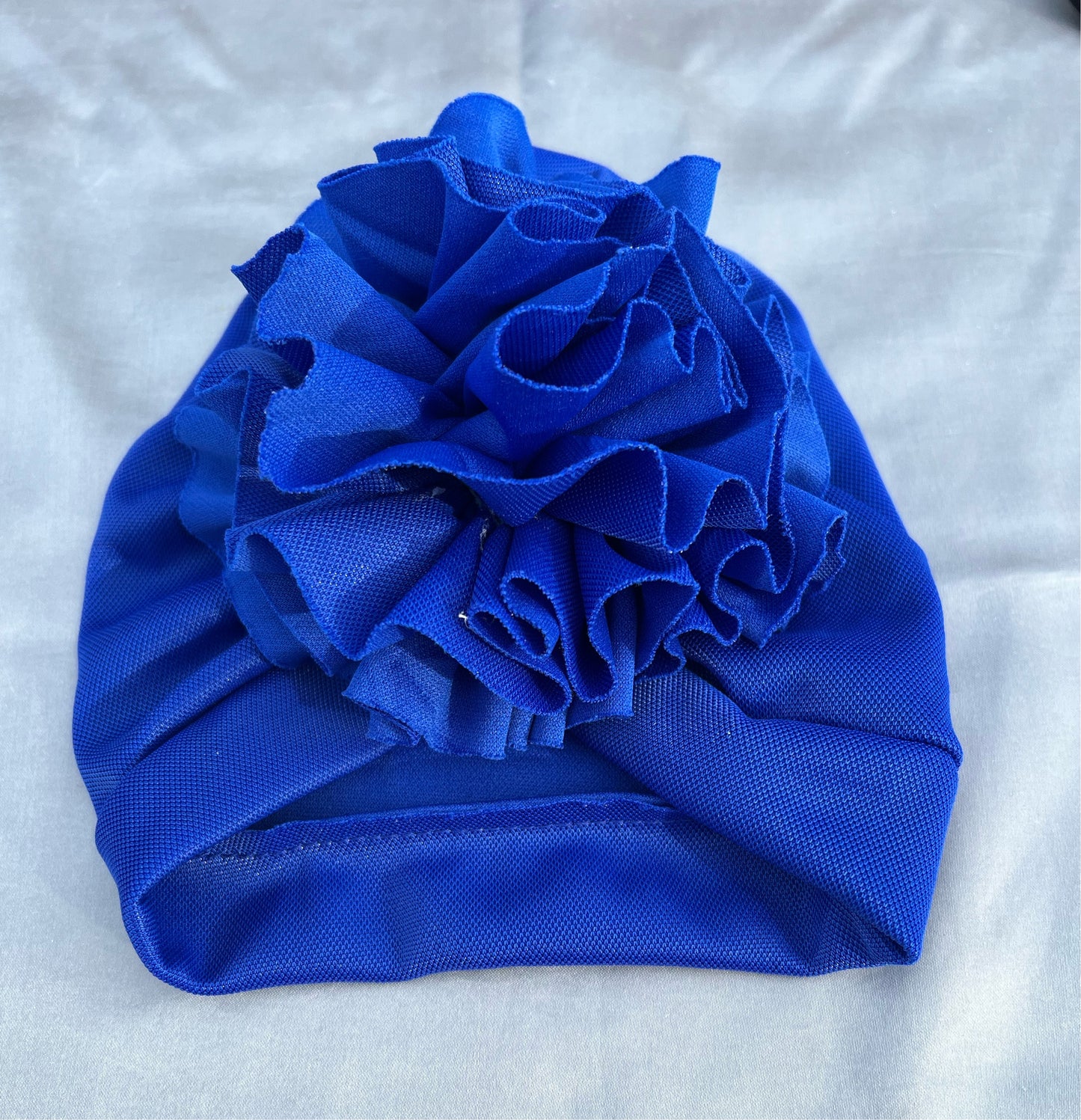 Scrunch Flower Baby Turban