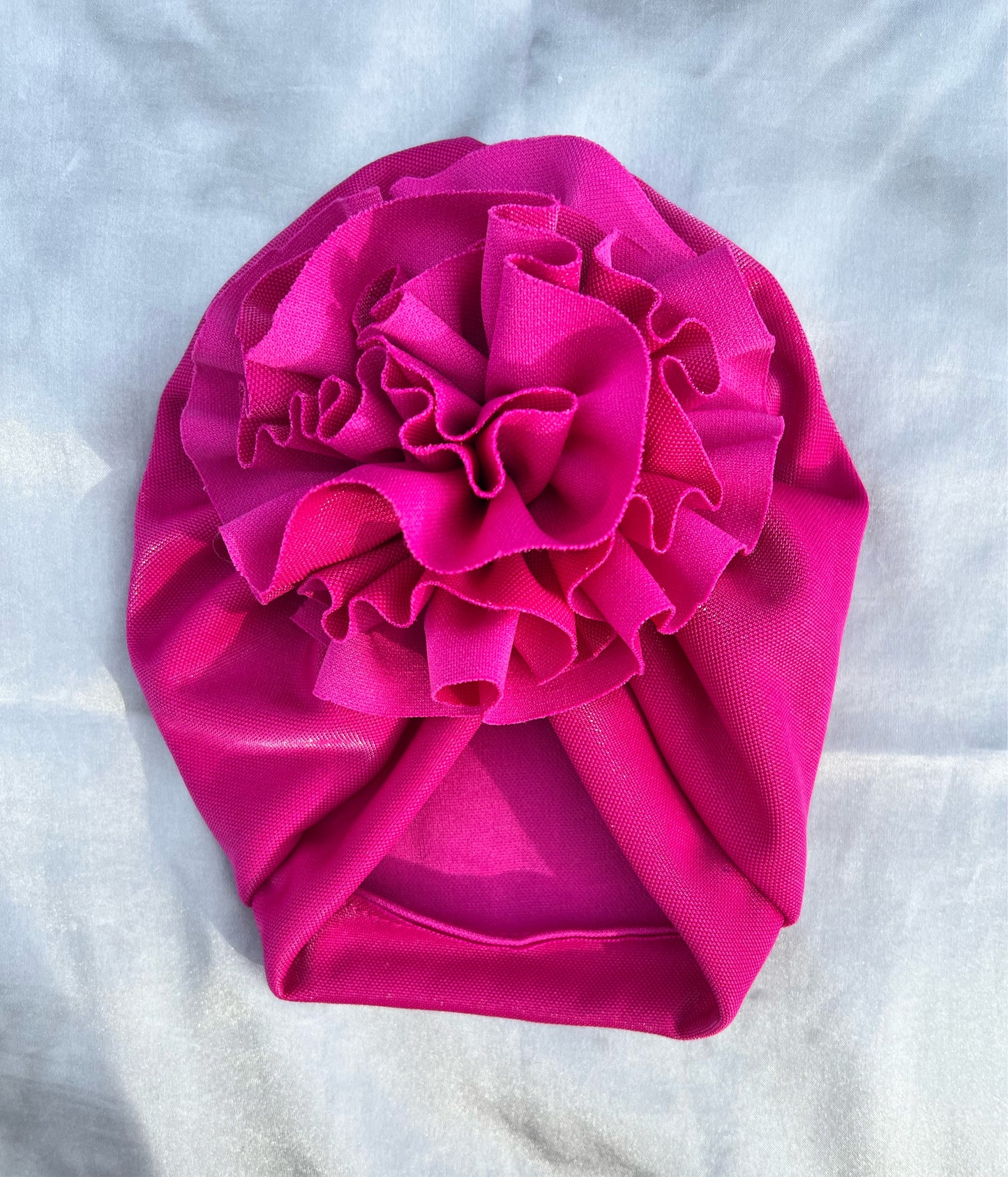 Scrunch Flower Baby Turban